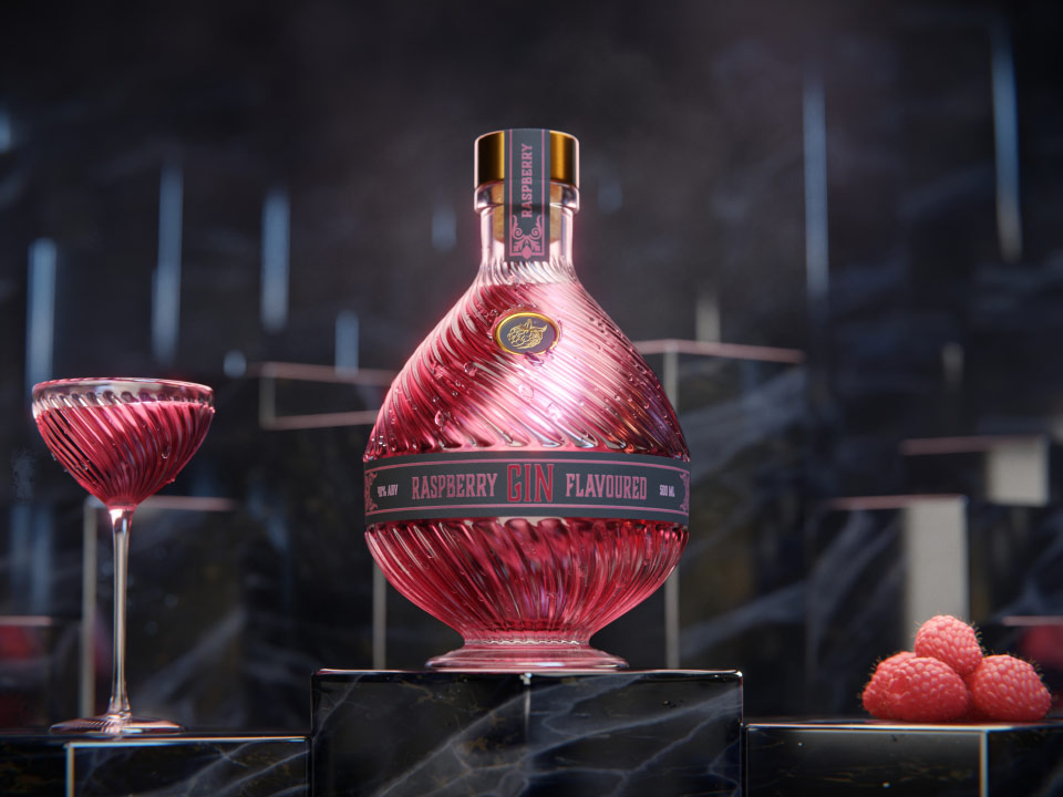 Fictionizer | 3D Animatie | Animatiestudio | Gin Product Animation